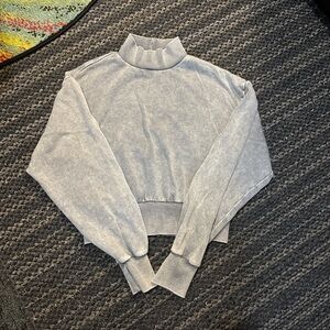 Forever 21 Light Gray Mock Sweater